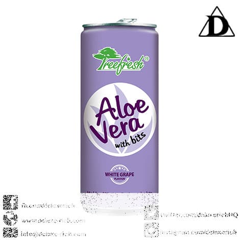 White Grape Aloe Vera Juice With Bits